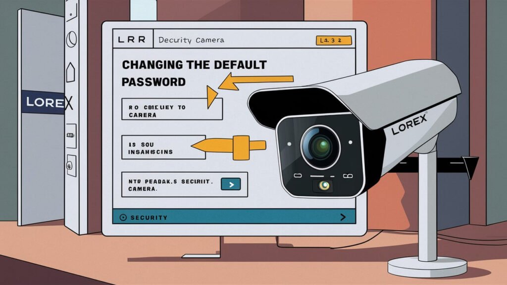 lorex camera default password