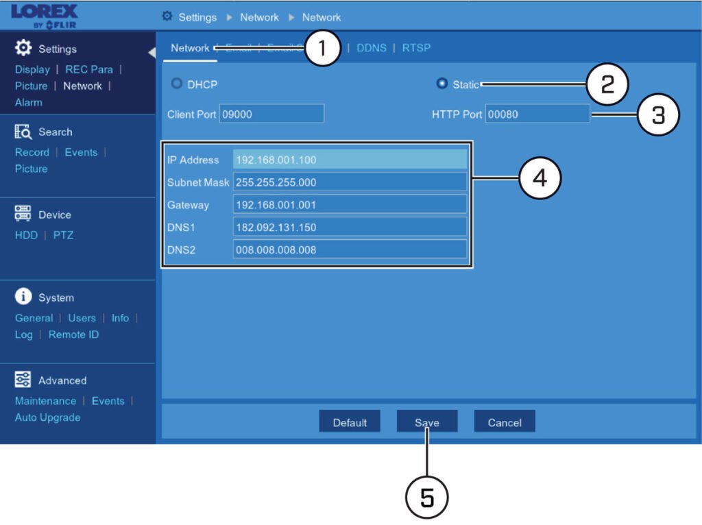 How to Change Internet on Lorex Camera System