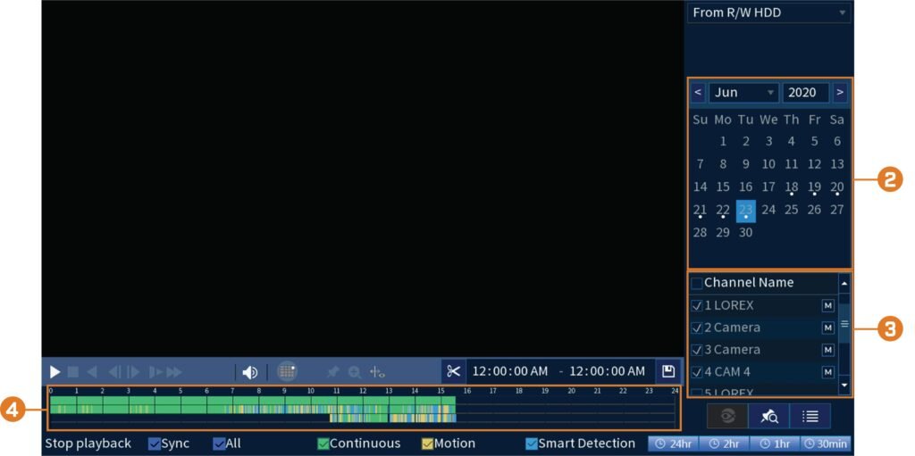Lorex Camera How to Playback